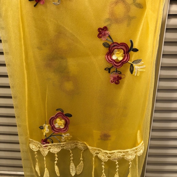 All Season NEW Long Tube Style Embroidered Scarf - Picture 12 of 12